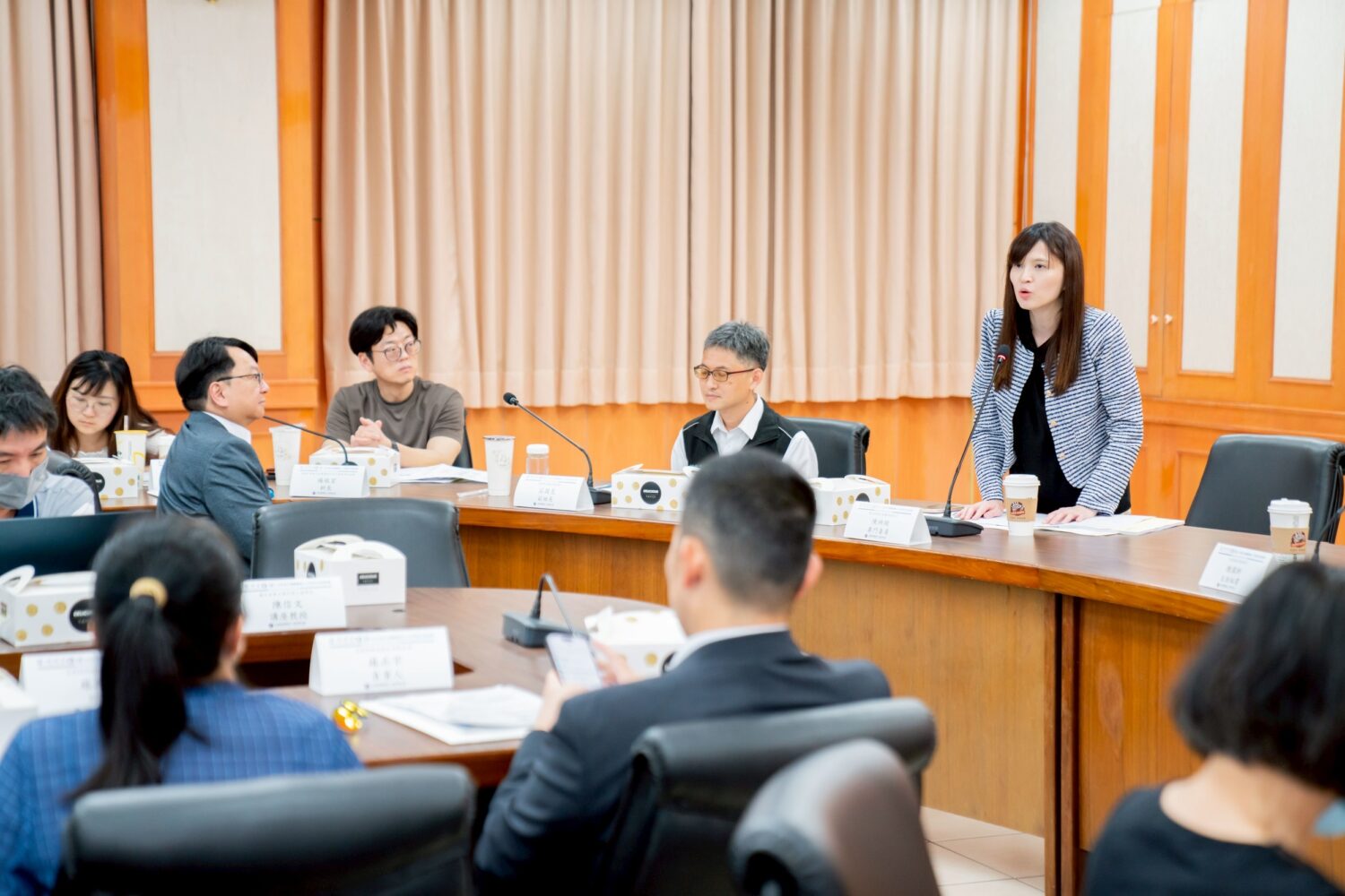 教育部技術及職業教育司陳映璇專門委員出席主持與致詞。（圖/記者林照東翻攝）