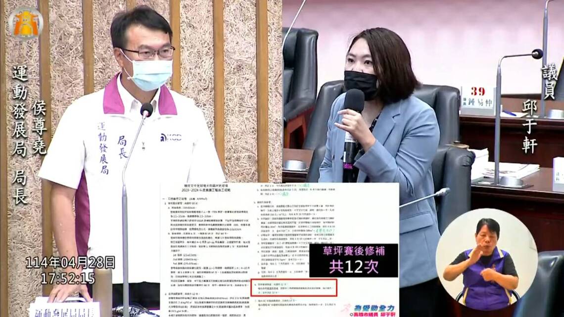 體育霸凌視力危機「球場國恥」全都問!議會教育質詢教育局也送大禮「班班有大屏」