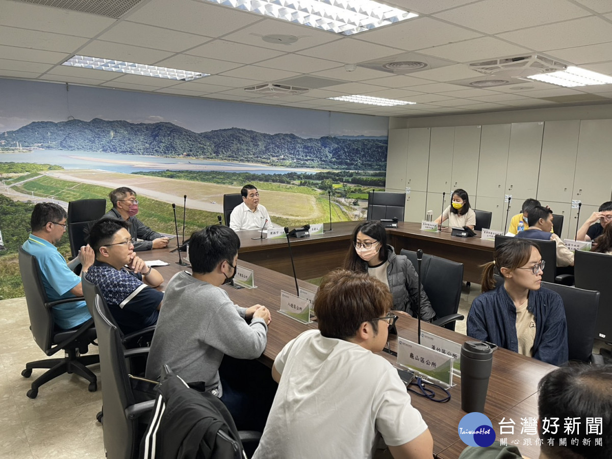 汛期將近，桃市水務局召開汛期前整備會議。