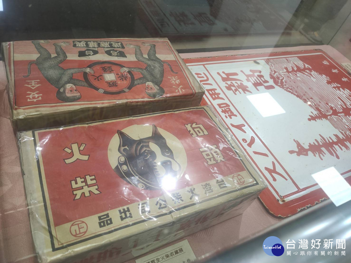 火柴達人蔣敏全收藏展讓人懷舊。圖／記者鄧富珍攝