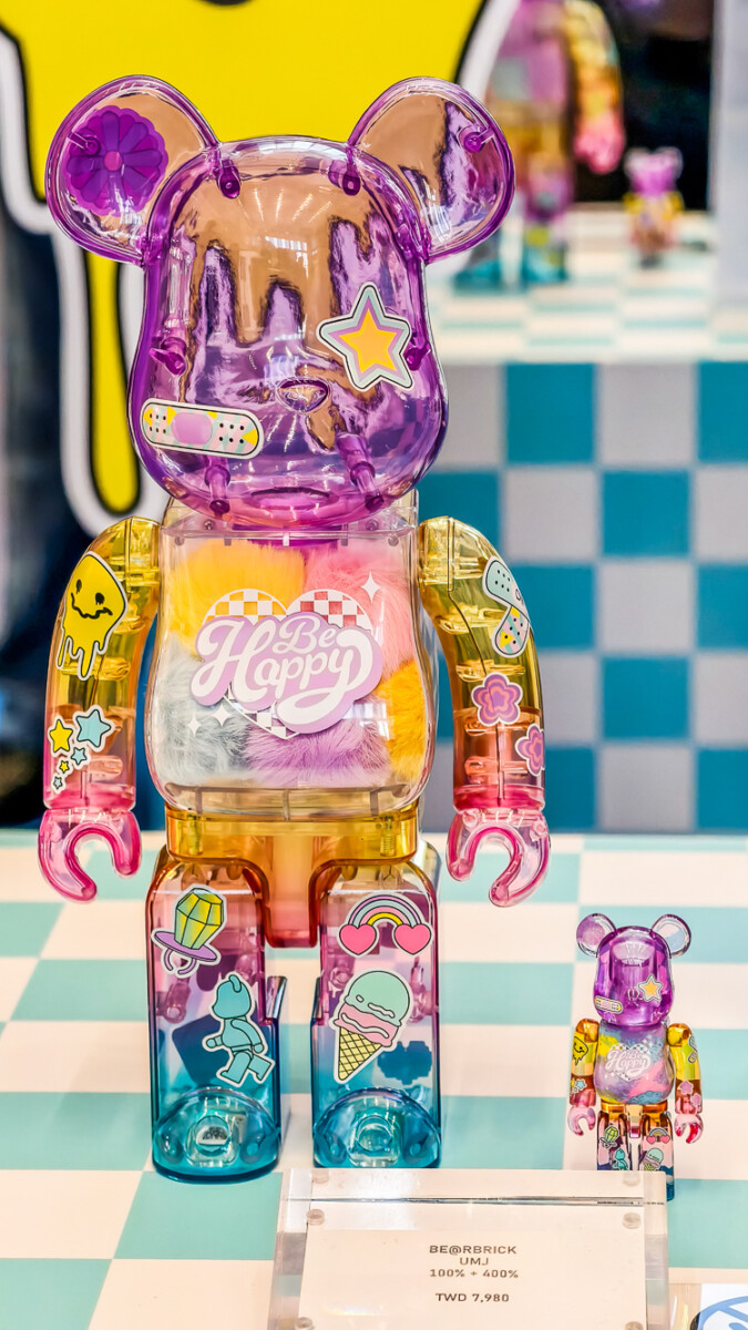 ▲「UMJ BE@RBRICK」於高雄漢神巨蛋全球首發。（圖/記者黃淑貞攝）