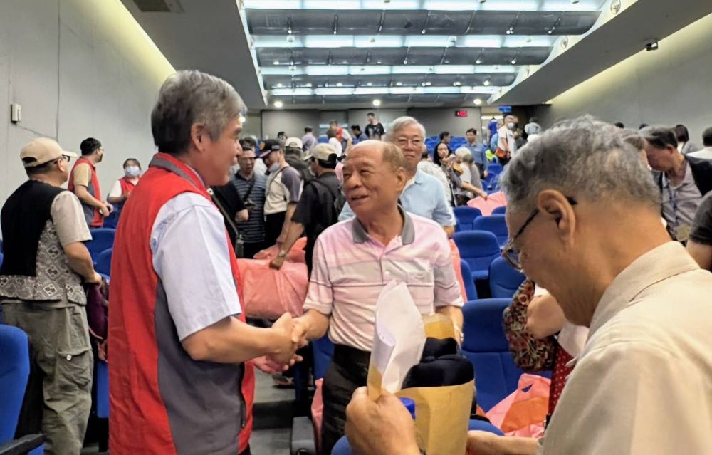 《圖說》林振生處長感謝現場退除役官兵代表撥冗與會。〈新北榮服處提供〉