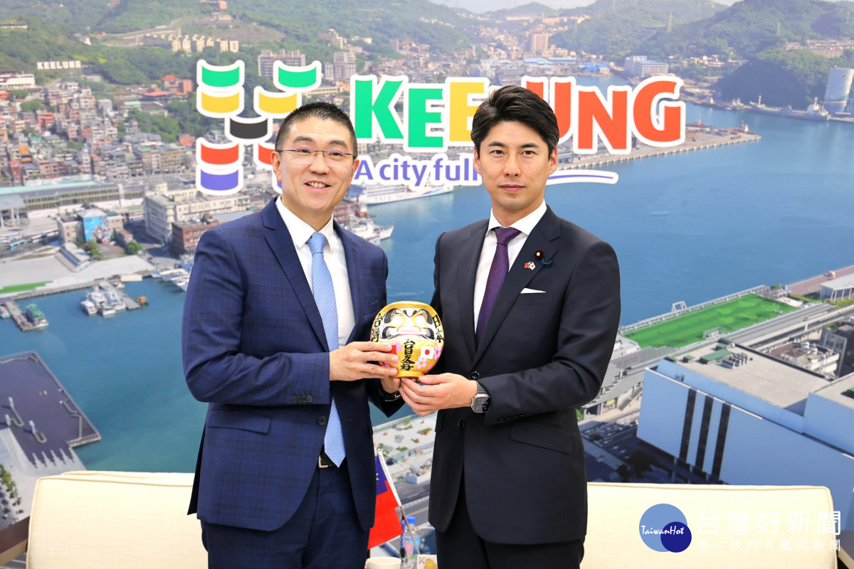 謝國樑接待日本自民黨青年局訪問團　臺日城市交流再深化