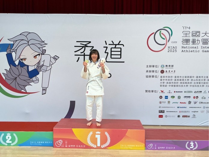 長庚科大學子為校爭光!全大運柔道展現實力奪金 85 134648 2