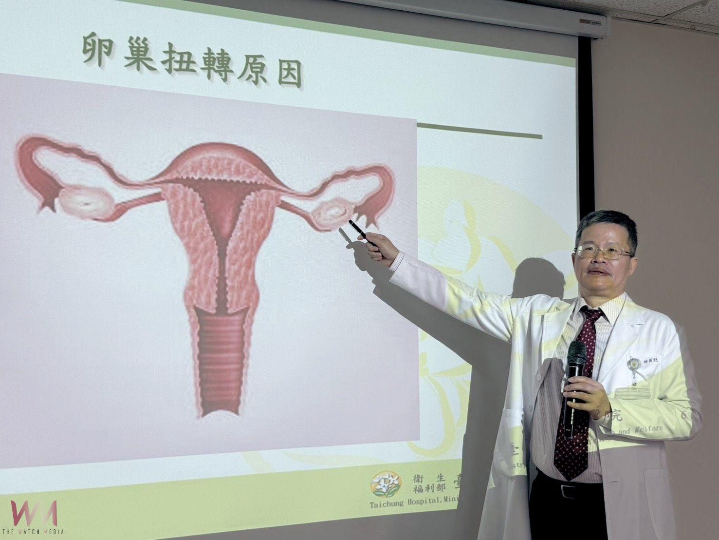旅日前卵巢扭轉致腹痛掛急診 臺中醫院:緊急手術切除囊腫保卵巢 - https://www.watchmedia01.com