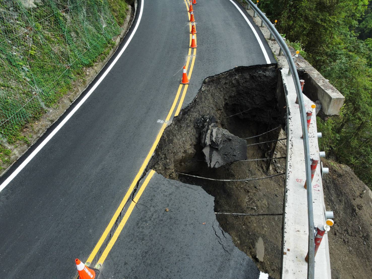 太平山「宜專一線」路基坍塌修復日期延後  預計5月9日全區開放