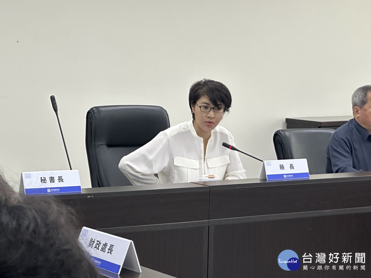 許縣長盼中央考量財政弱勢的南投縣應予補足短撥款。（記者扶小萍攝）
