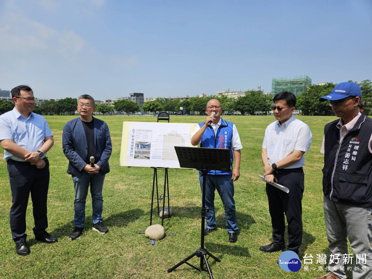 台中市議長張清照積極爭取清水區興建「室內自由車場」。