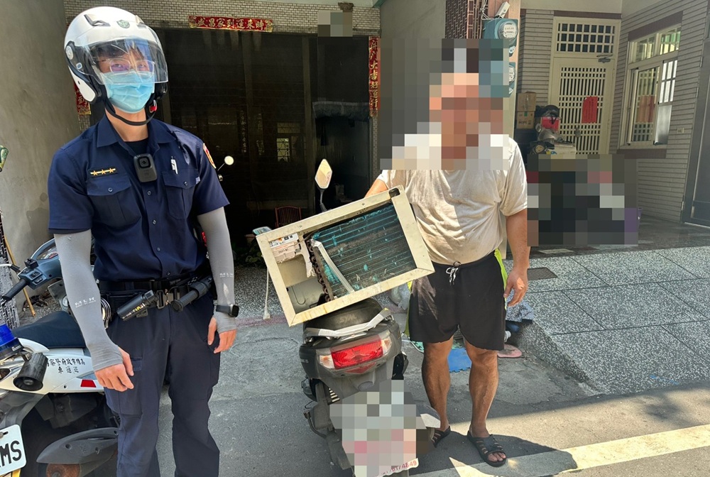 冷氣室外機不翼而飛 55歲男載走拆解變賣被逮 189 cnews204250505a15