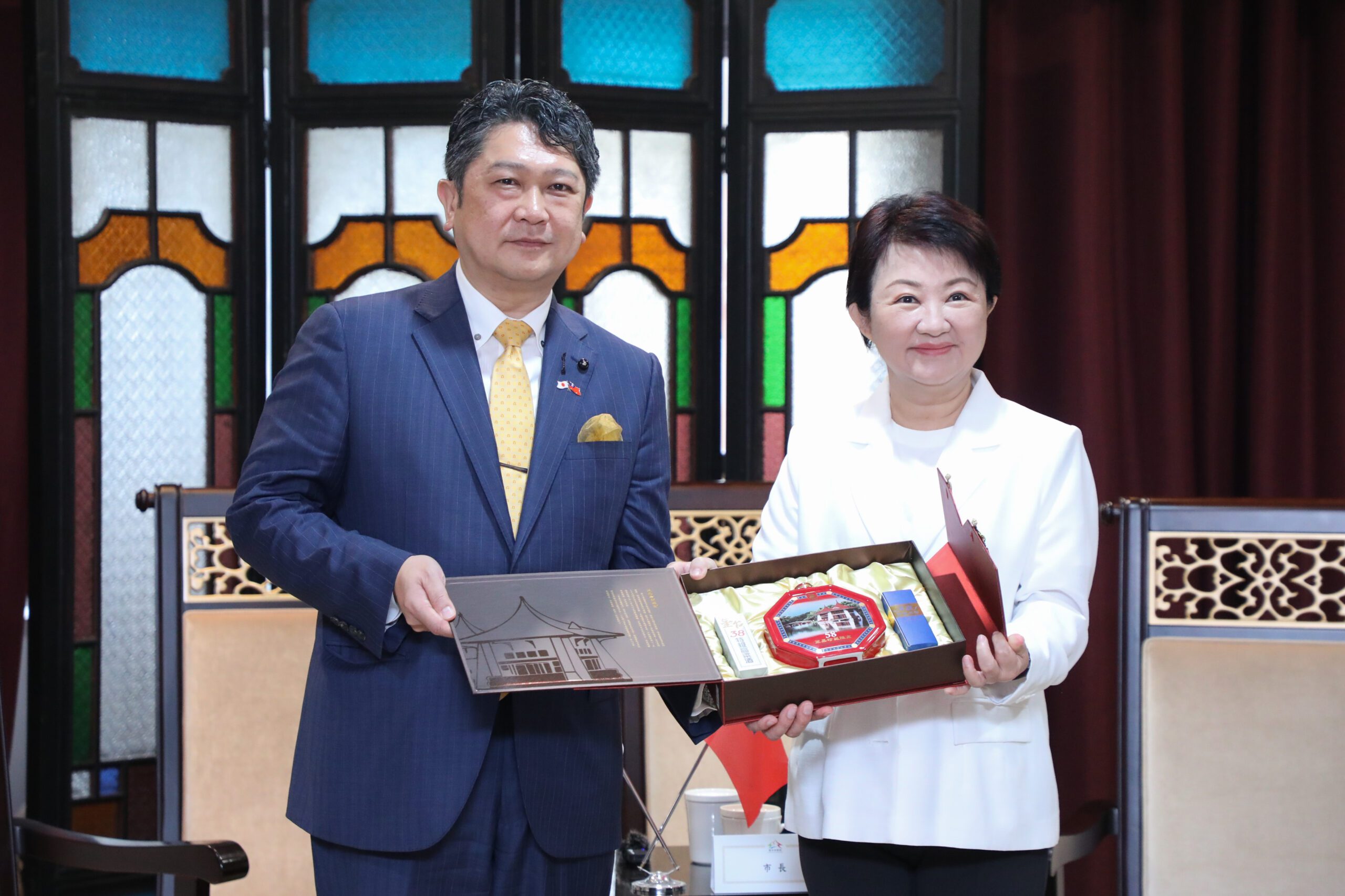 盧秀燕接待金澤市長　展開台日城市外交與文化合作