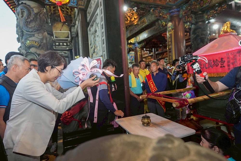 白沙屯媽祖200年來首度進南投　許淑華深深感謝慈悲神恩 229