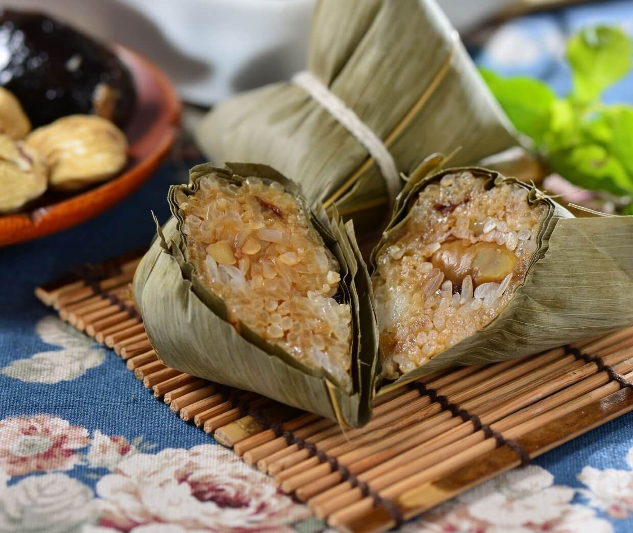 奧丁丁老林記招牌板栗粽(圖/奧丁丁市集)