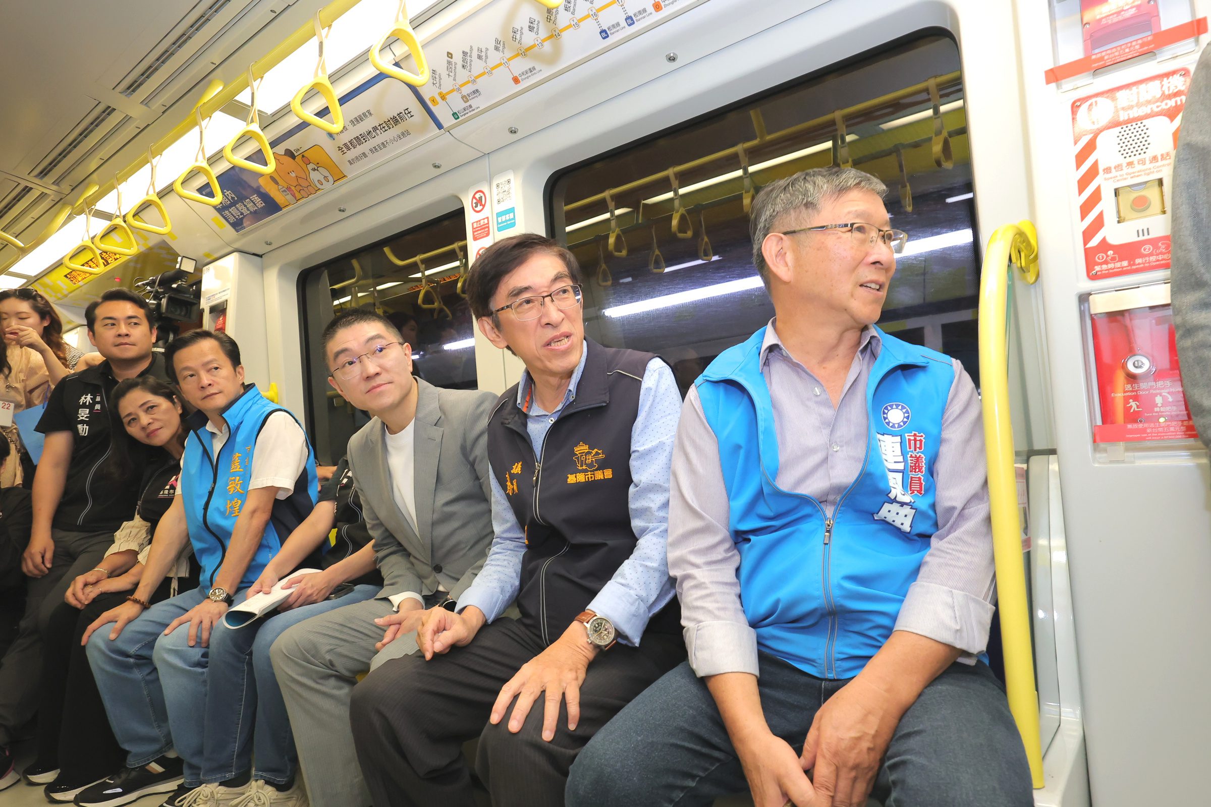 謝國樑率團參訪新北捷運環狀線　汲取經驗推動基隆捷運