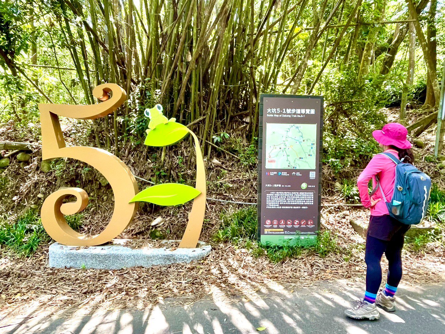 布朗青蛙萌翻登山口　大坑5-1號步道成母親節親子遊新亮點