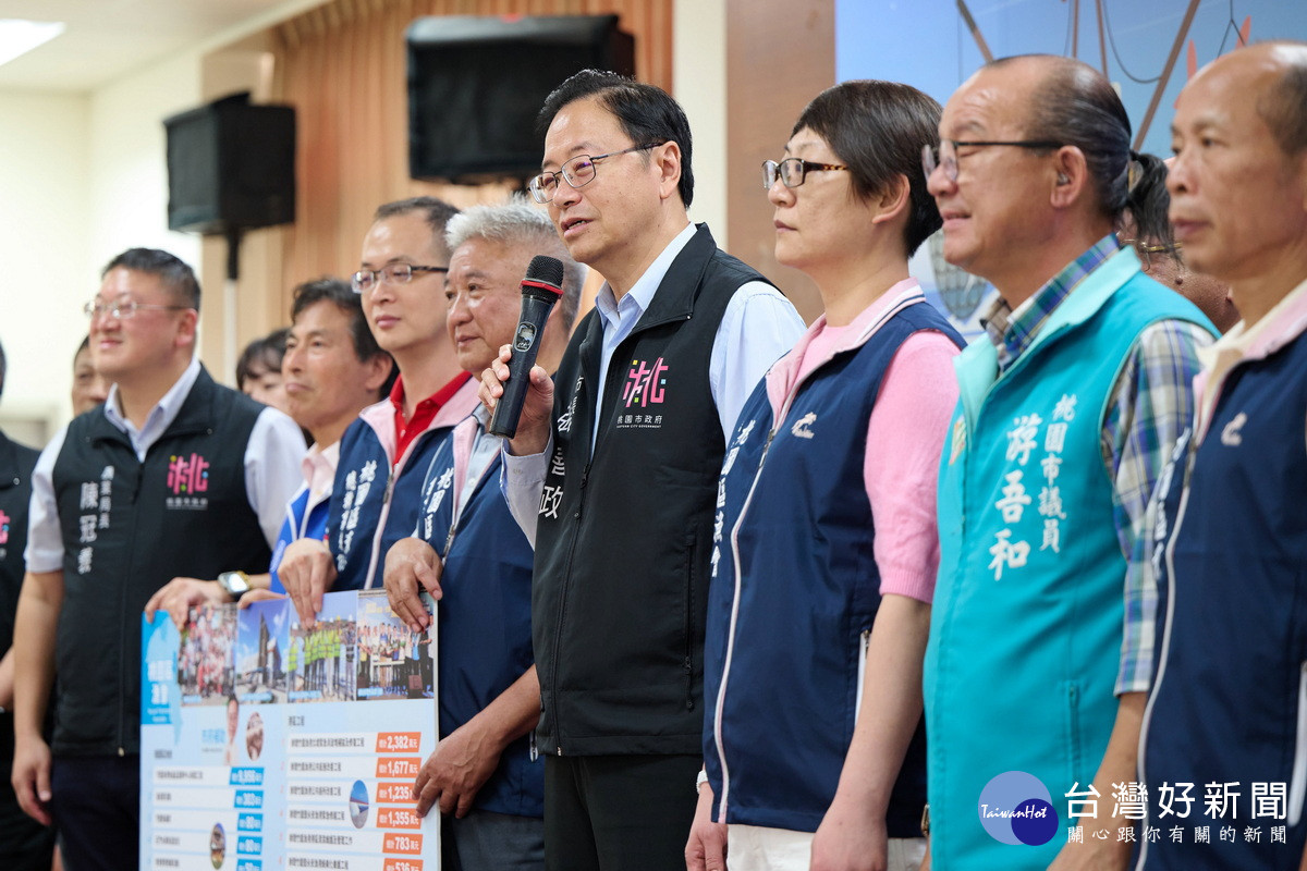 桃園市長張善政於「桃園區漁會漁業政策宣導座談會」中致詞。<br /><br />