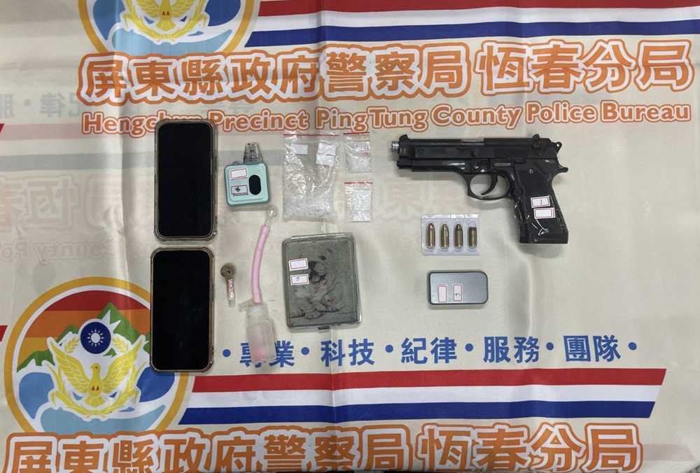 不滿挑釁砸車 逮42歲莽男竟另涉恐嚇起獲BB槍 217 cnews204250509a05