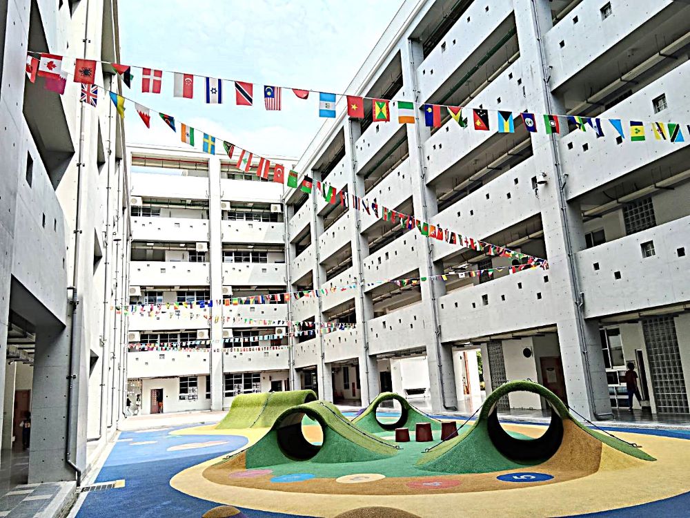 淡海國小喜迎1週年校慶 智慧E化綠建築新校園啟用 5 《圖說》淡海國小新建校舍二。〈教育局提供〉
