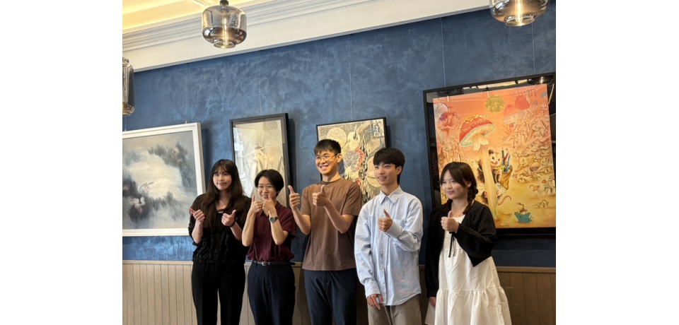 台南大學四位大學生《不安幻境》 膠彩創作聯展 即日起在帕莎蒂娜餐廳璀燦登場