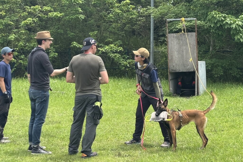 各縣市領犬員與搜救犬頂著豔陽進行高強度的訓練，為未來的救援任務做好充分準備！（圖／汪喵星球提供）