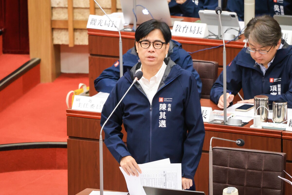 ▲針對對等關稅衝擊,陳其邁表示其牽涉到整個產業變動,政府應拿出最佳對策,全力支持產業佈局全球,把握機會立足世界。
