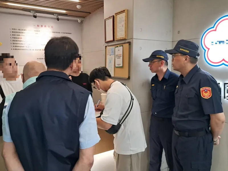 土城警方會同市府公安小組執行稽查