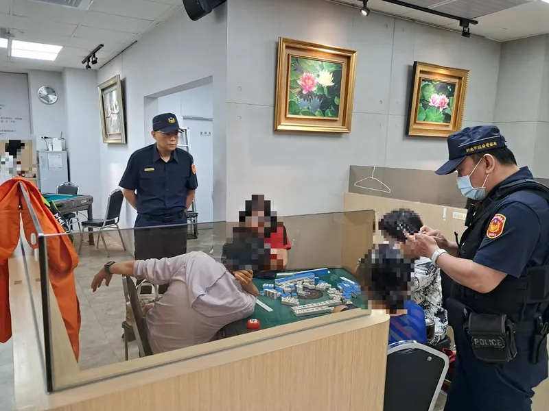 這處位於永豐路的棋牌社曾遭檢舉有賭博情事,擾亂社會治安甚鉅