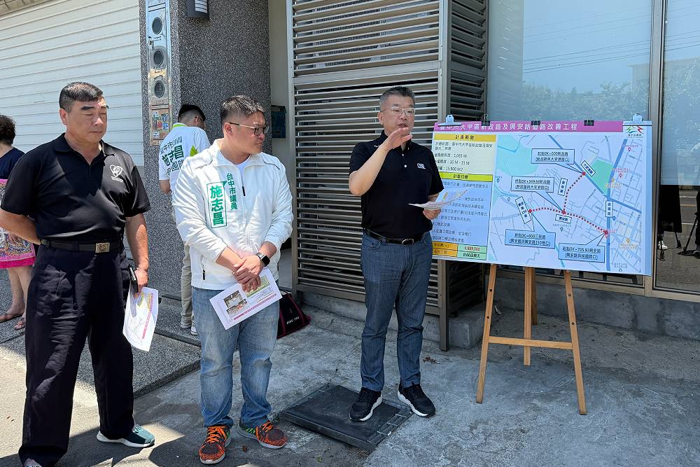 大甲學區、醫院、體育場周邊道路破損 蔡其昌爭取888萬進行改善 266 大甲學區、醫院、體育場周邊道路破損 蔡其昌爭取888萬進行改善 265