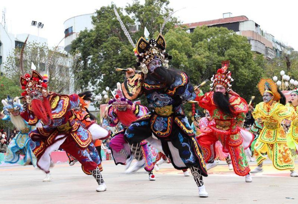 中國非遺「打鐵花」首次來台 先嗇宮李乾龍感謝陸委會促交流 229 248250515a11