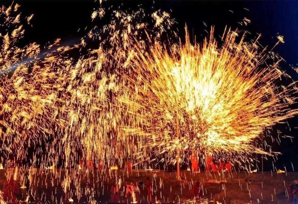 中國非遺「打鐵花」首次來台 先嗇宮李乾龍感謝陸委會促交流 230 248250515a12