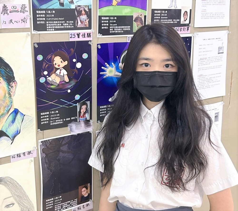 《圖說》復興商工廣設科賴音諭以全校最高分69級分亮眼成績脫穎而出。〈教育局提供〉