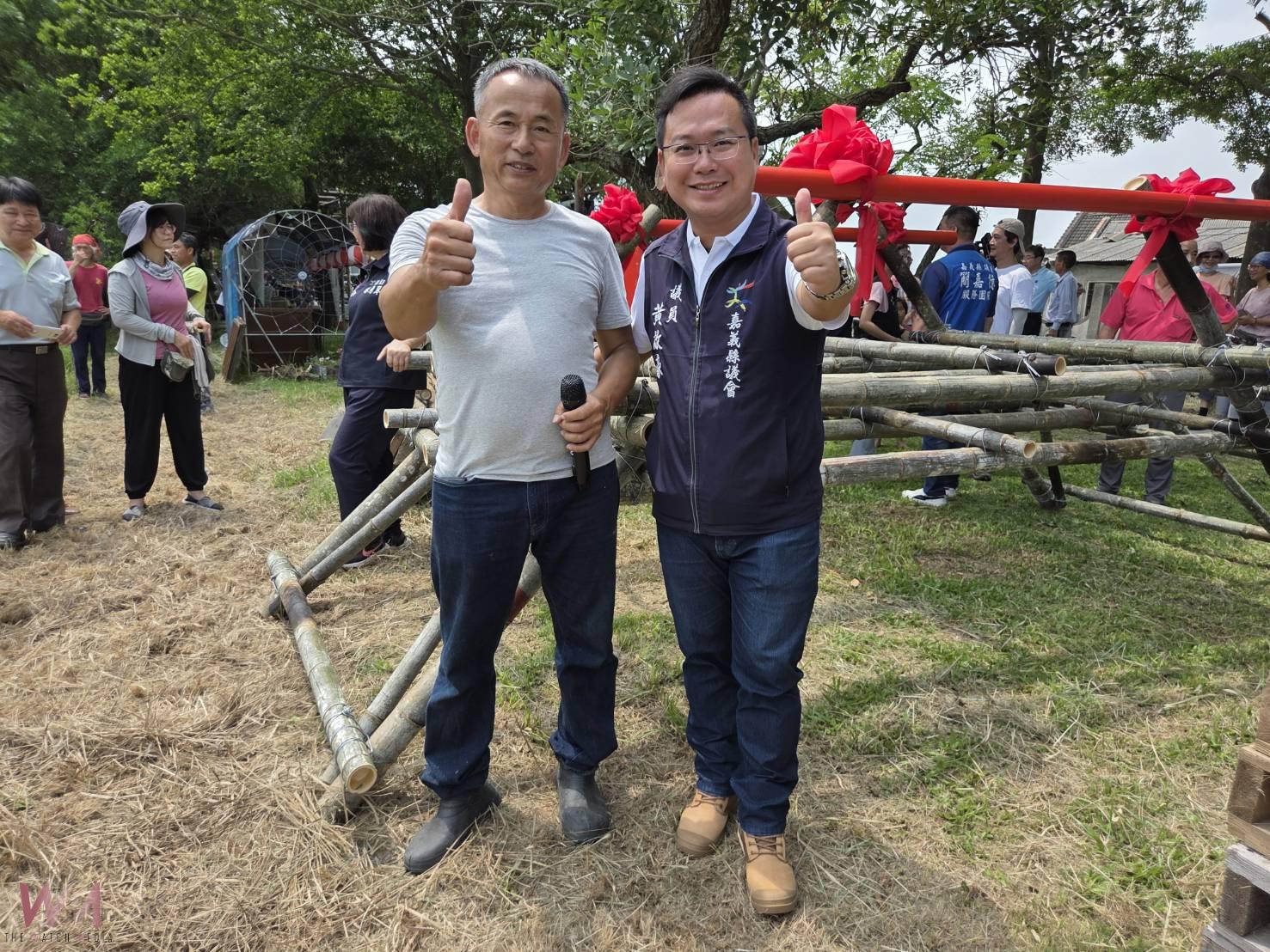 新港板頭協力建造蓮花池竹橋茅屋 找回遊客重振生機 - https://www.watchmedia01.com