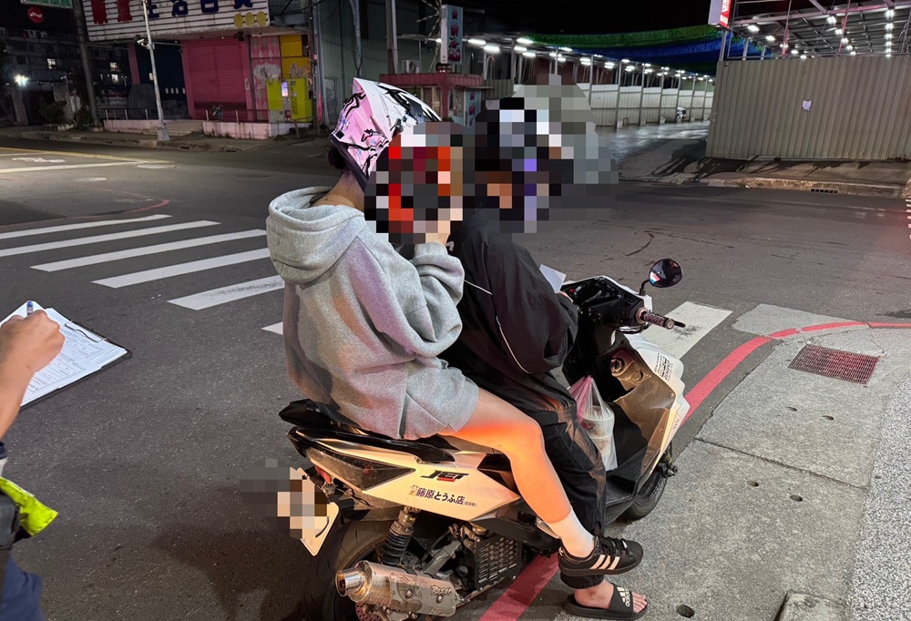 飆車少年拒檢逃逸 新北警電眼追人開出18張罰單 290 cnews204250517a02