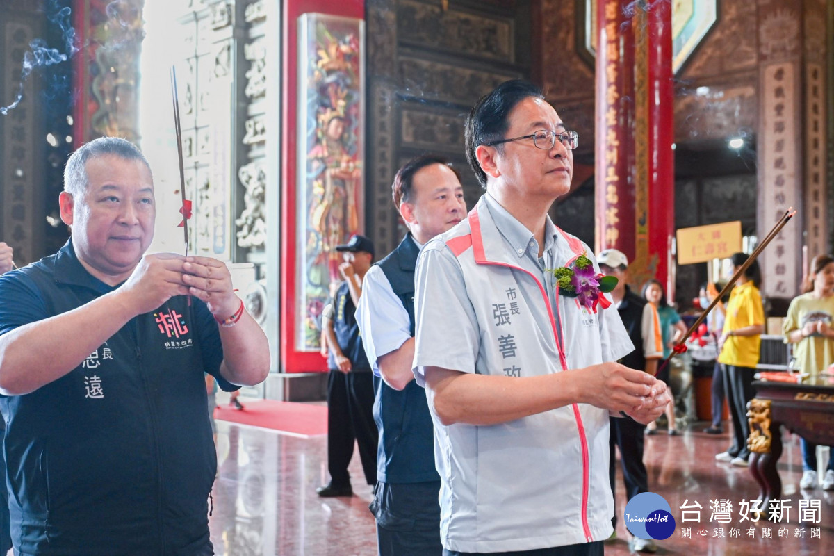 張市長盼媽祖信仰庇佑國泰民安。