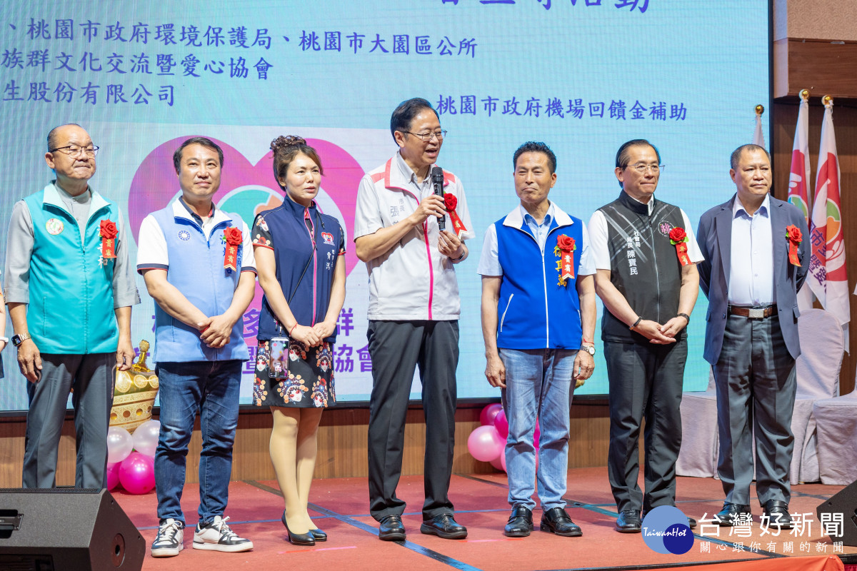 張市長感謝新住民對桃園多元融合與貢獻。