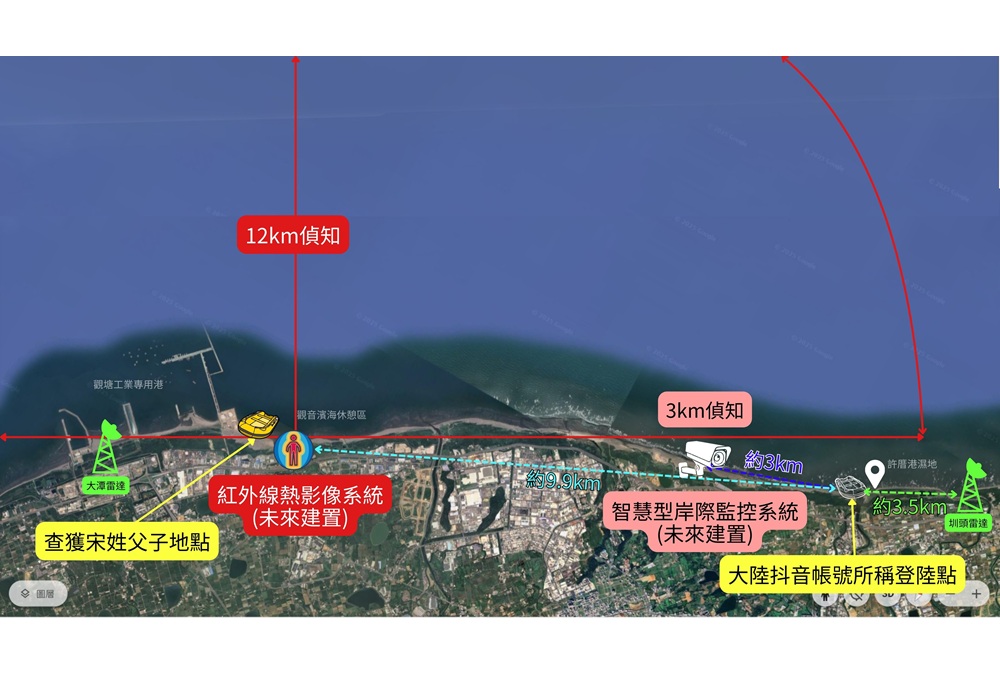 網傳橡皮艇偷渡成功 海巡署建置岸海監偵科技裝備 218 cnews204250519a01