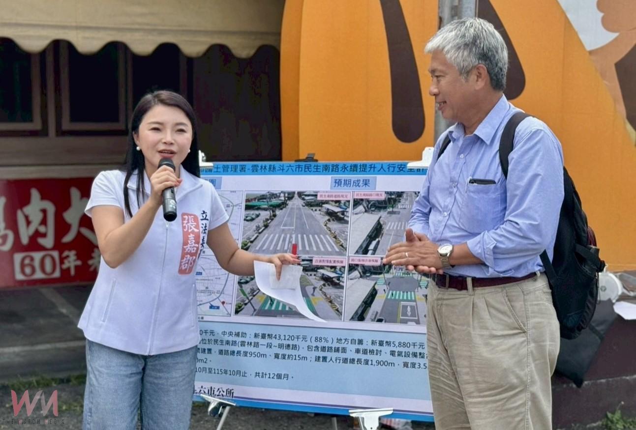 張嘉郡推動斗六三大道路整建 打造4.4公里安全步行網 - https://www.watchmedia01.com