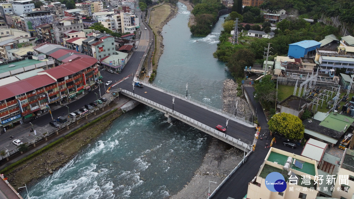 水里民生橋改建完成通車,交通便利了!