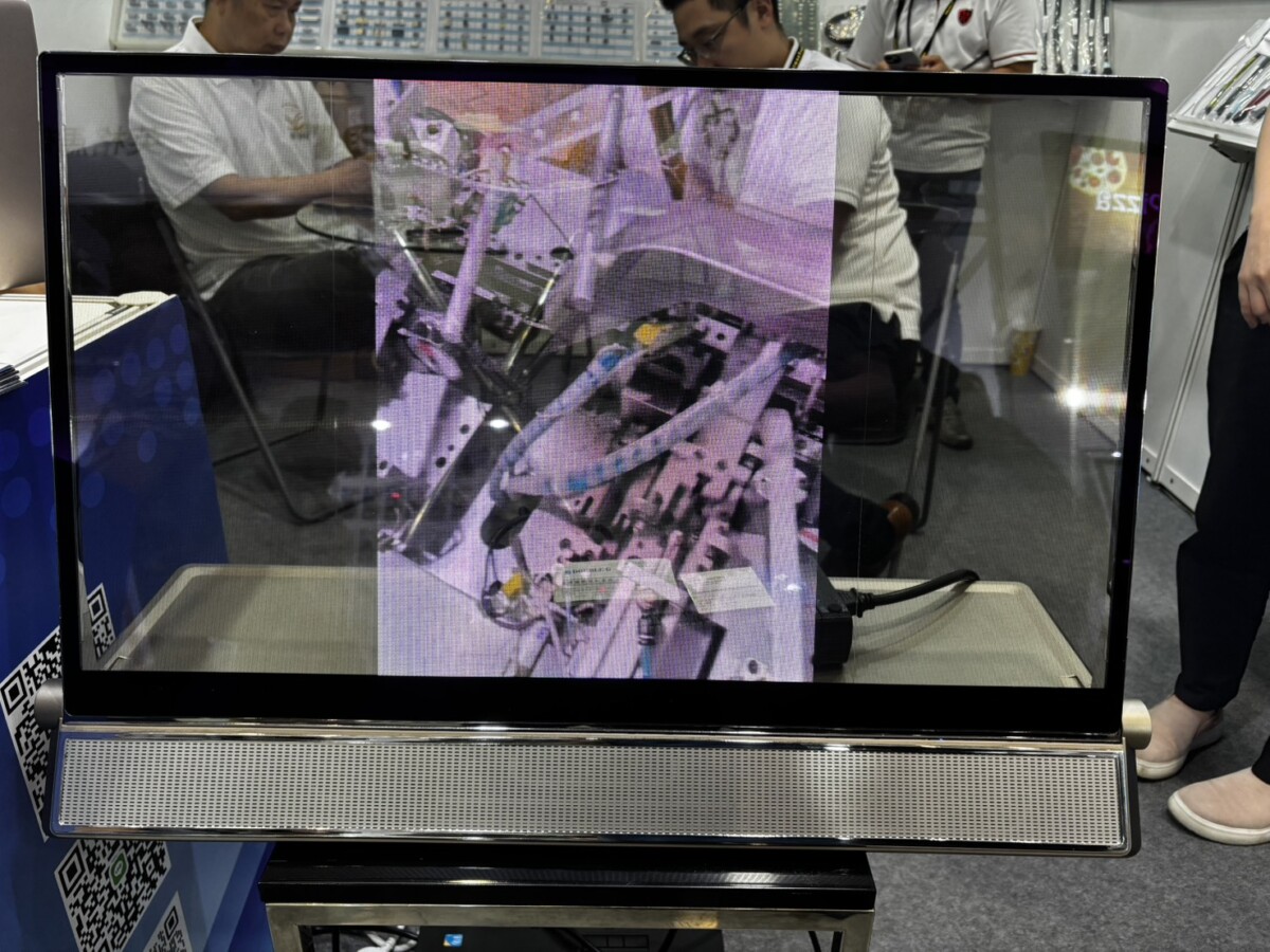 ▲達輝國際於今年COMPUTEX 2025期間,首度發表全新一代「透明顯示器」。