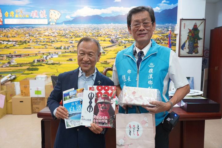 日本和歌山縣白浜町、九度山町、高野町拜會礁溪鄉公所 深化觀光文化交流