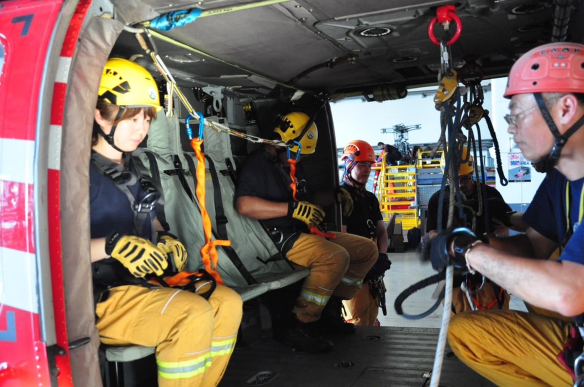 強化森林防火應變 林業保育署屏東分署辦理直升機聯合演訓