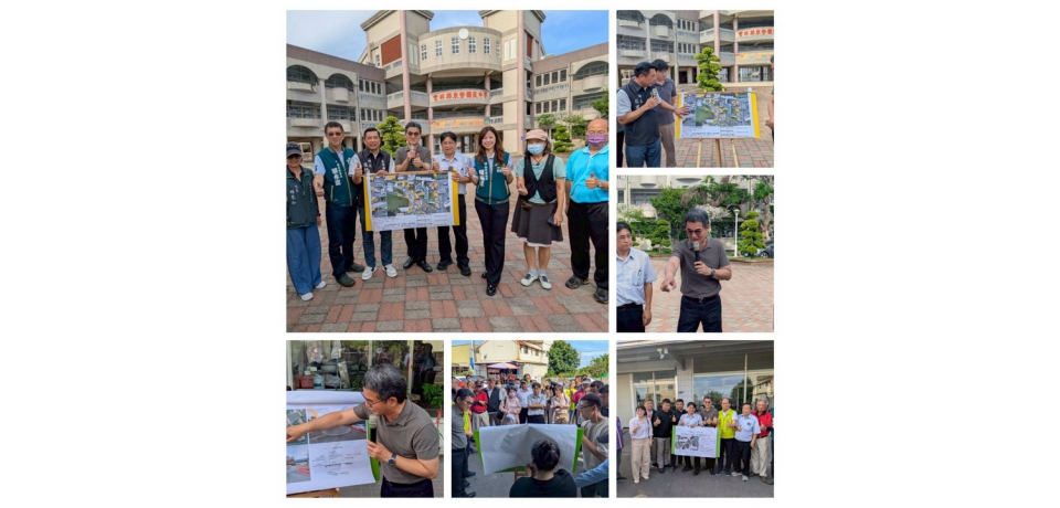 立委劉建國力邀國土署長會勘雲林道路工程 誓言打造安全步行環境