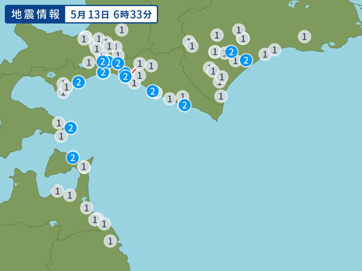 北海道一晚兩震！浦河沖5.0強震深夜襲擊　清晨再搖膽振中東部