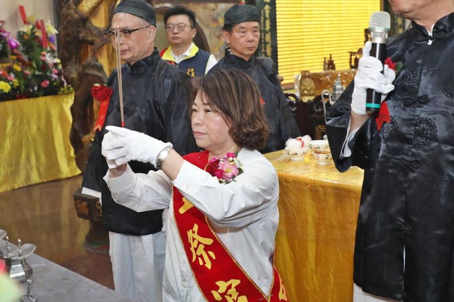 大天宮恭祝神農聖帝5519年聖誕萬壽祭典 黃敏惠祈願五穀豐收 國泰民安