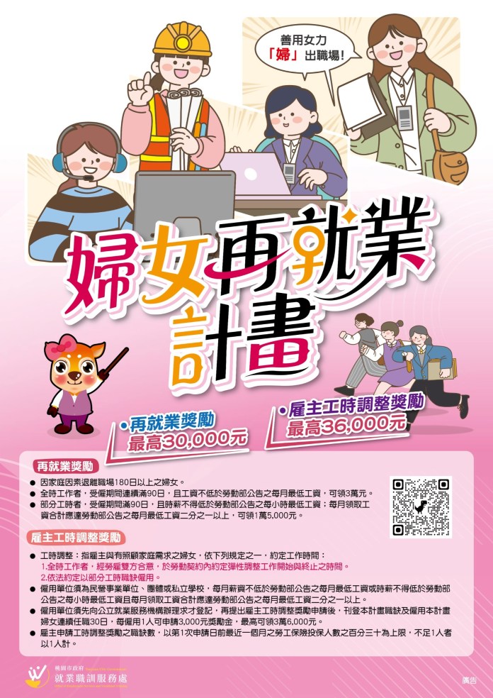 善用女力,「婦」出職場! 75 11405030001