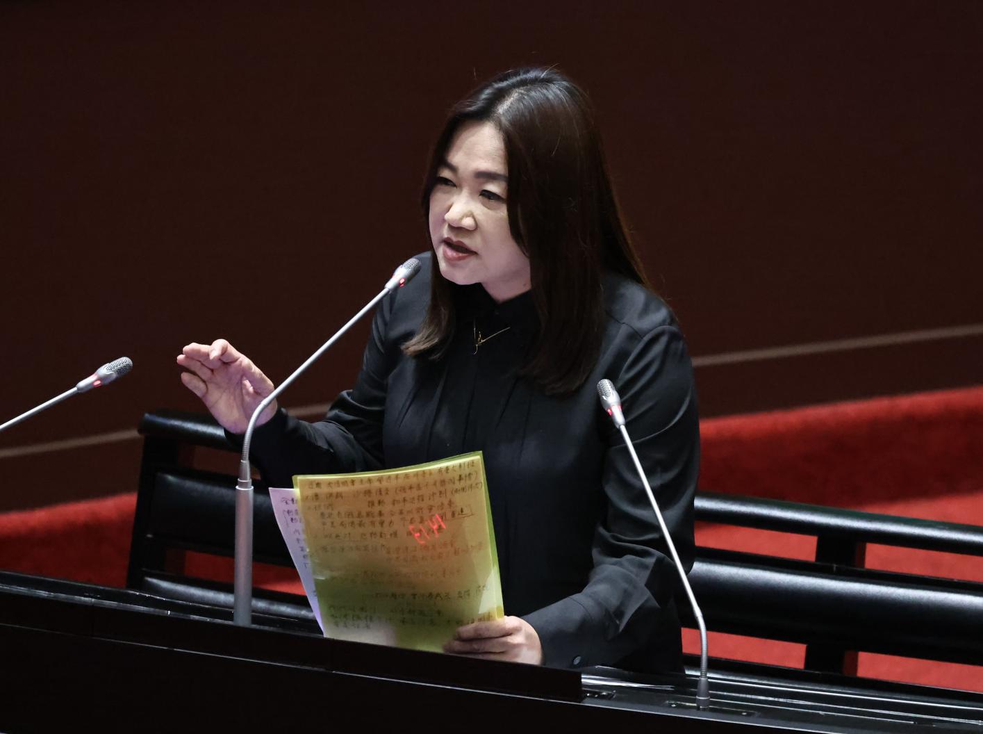 罷免國民黨立委馬文君（圖）二階連署審查出爐，需補件1730份。資料照片／林啟弘攝