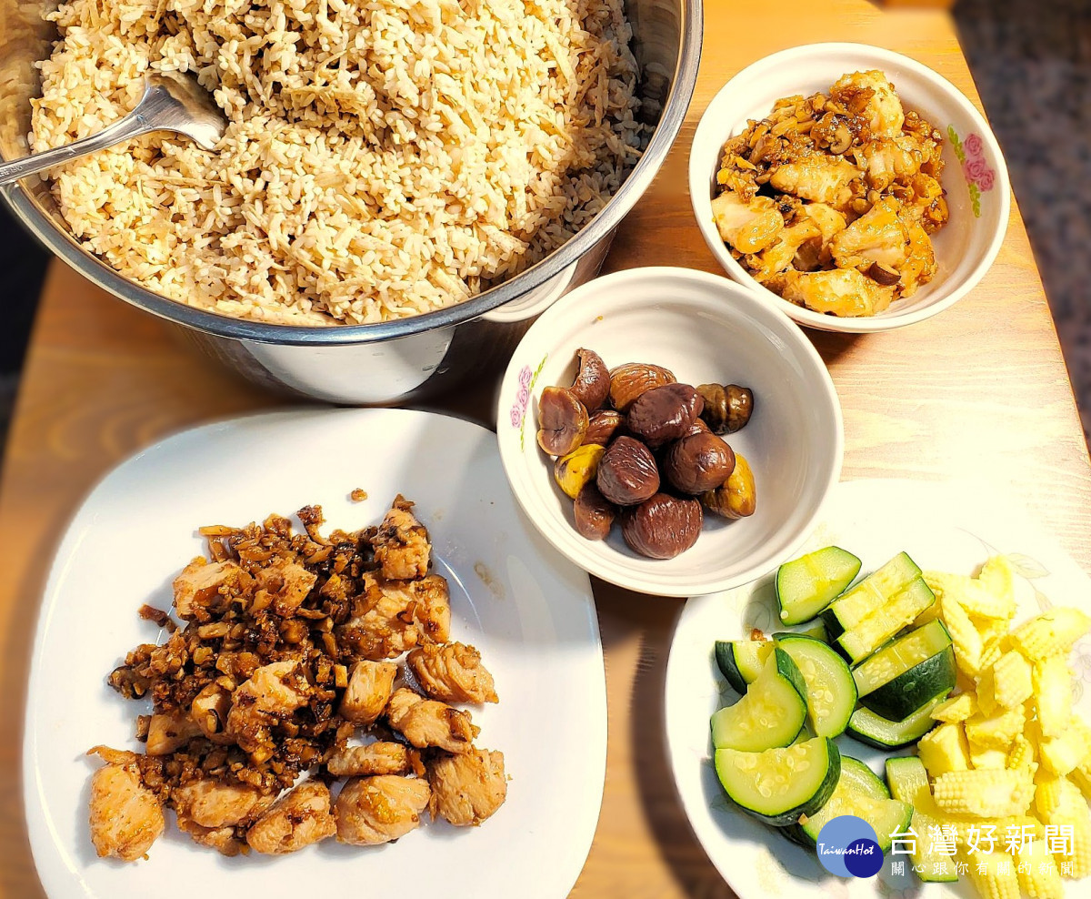 北榮桃園分院分享食譜-軟質芋香肉粽餡料