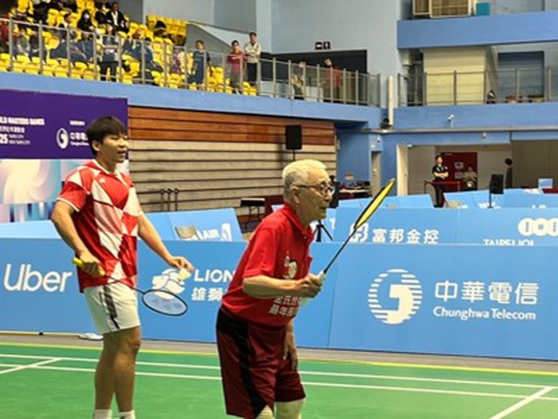 2025世壯運次高齡選手林友茂來自台中 運動局長：推動高齡運動最佳範例