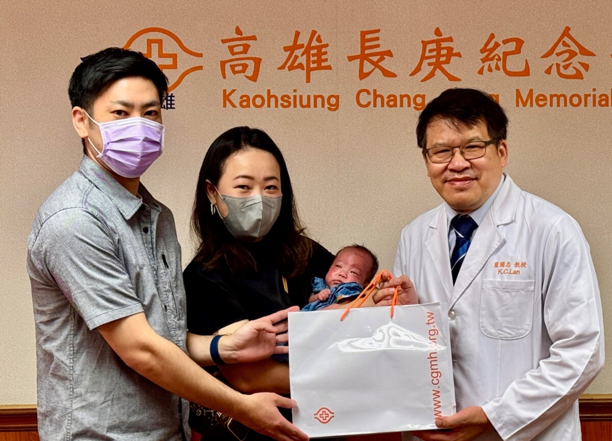 ▲圖說:台日混血「巴掌仙子」KoKo!高雄長庚團隊守護健康出院 。( 記者李堂安翻攝)