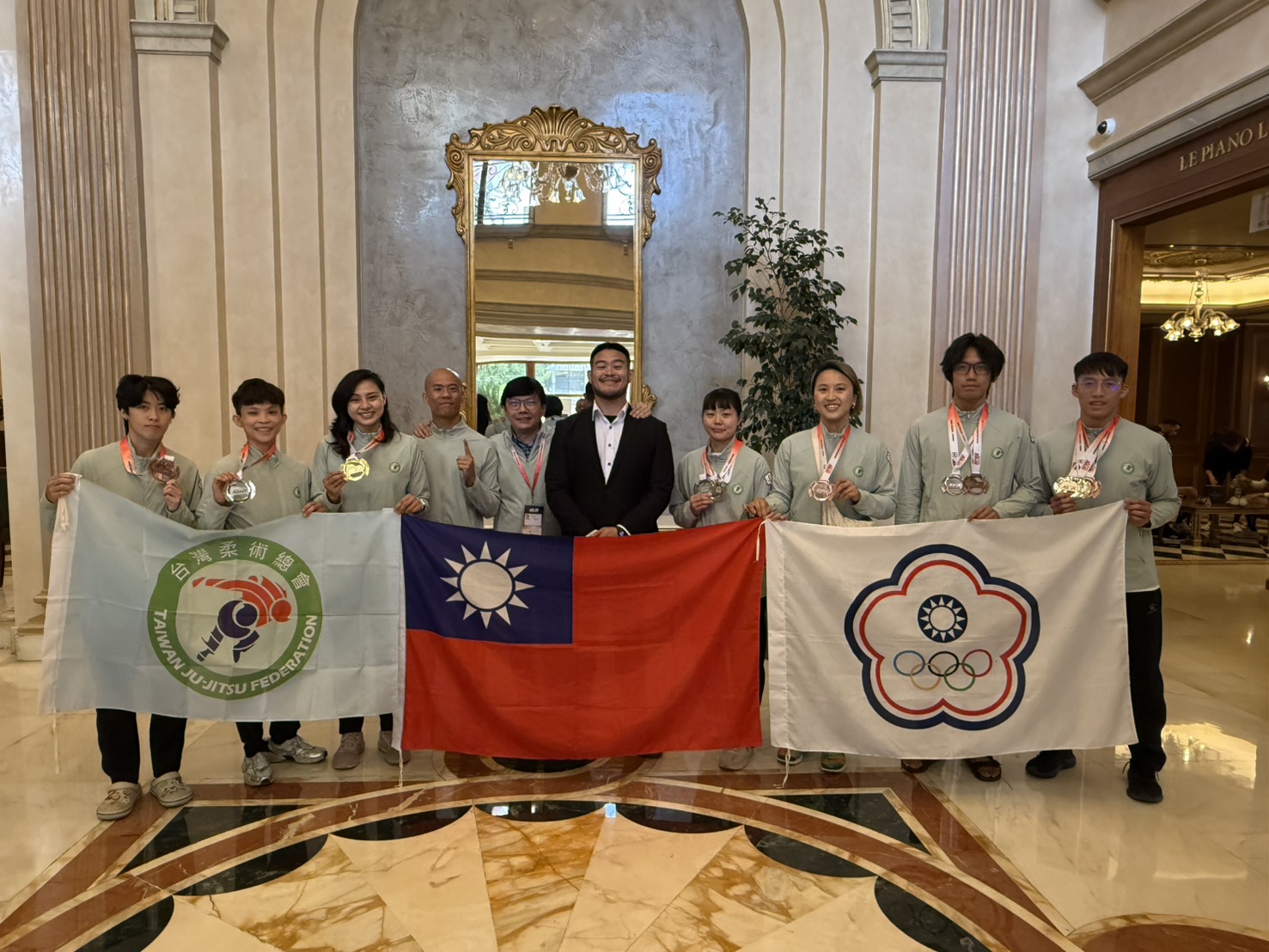 技壓亞洲!台灣柔術隊約旦奪七牌 全場驚艷 256 技壓亞洲!台灣柔術隊約旦奪七牌 全場驚艷 255