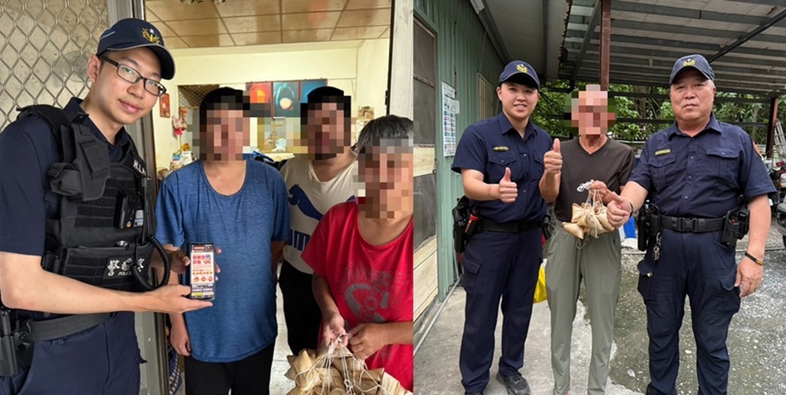 端午前夕愛心協會攜手花蓮縣警局 送愛心肉粽助弱勢